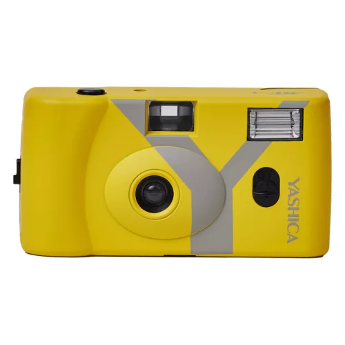 Yashica MF-1 Snapshot Art analóg fényképezőgép (Citromsárga)