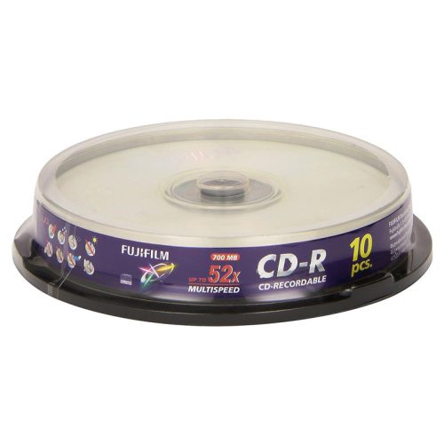 Fuji CD-R 700mb 52X hengeres, 10db