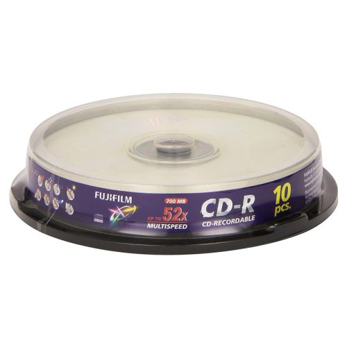 Fuji CD-R 700mb 52X hengeres, 10db