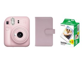 Fujifilm Instax Mini 12 Blossom pink csomag
