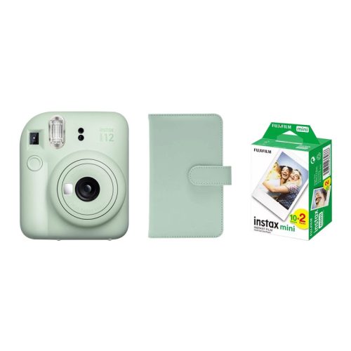 Fujifilm Instax Mini 12 Mint Green csomag