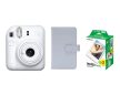 Fujifilm Instax Mini 12 Clay White csomag