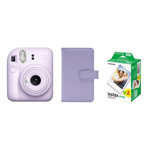 Fujifilm Instax Mini 12 Lilac Purple csomag