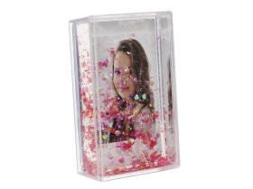 Fujifilm Instax Mini, szíves csillámos képkeret