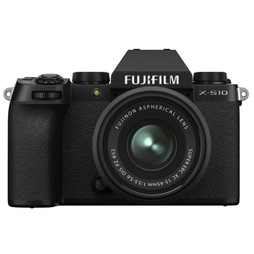 Fujifilm X-S10 fekete váz + Fujinon 15-45mm fekete objektív