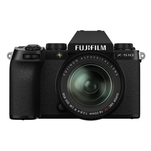 Fujifilm X-S10 fekete váz + Fujinon 18-55mm fekete objektív
