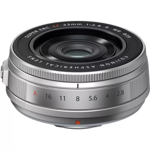 Fujifilm XF 23mm f/2.8 R WR Lens (silver)