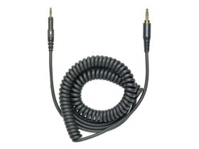   Audio-Technica ATH-M40X/M50X/M70X fekete spirál kábel 1.2-3m