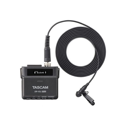 Tascam DR-10L Pro 32 BIT float hangrögzítő csiptetős mikrofonnal