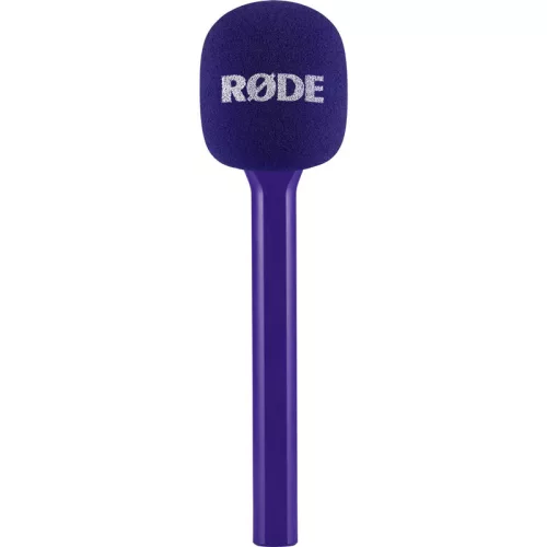 Rode Interview GO Handheld Mic Adapter for Wireless Clip-On Transmitter, purple