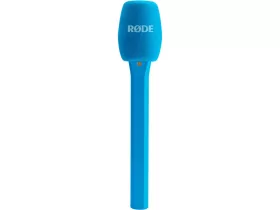   Rode Interview Micro Handheld Mic Adapter for Wireless Clip-On Transmitter (Blue)