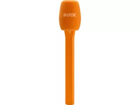   Rode Interview Micro Handheld Mic Adapter for Wireless Clip-On Transmitter (Orange)