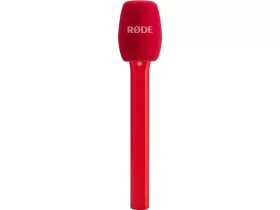   Rode Interview Micro Handheld Mic Adapter for Wireless Clip-On Transmitter (Red)