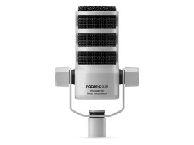  Rode Podmic USB Dynamic Broadcast and Podcast Microphone (XLR / USB), white