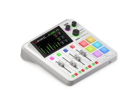 Rodecaster Duo podcast és audio produkciós keverő, fehér
