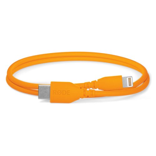 Rode SC21-O USB-C - Lightning átalakító kábel, 30 cm (narancssárga)