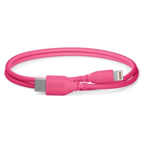 Rode SC21-P USB-C - Lightning átalakító kábel, 30 cm (rózsaszín)