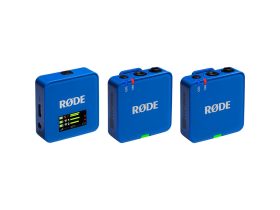   Rode Wireless GO GEN3 2-Person Compact Digital Wireless Microphone System/Recorder, cobalt