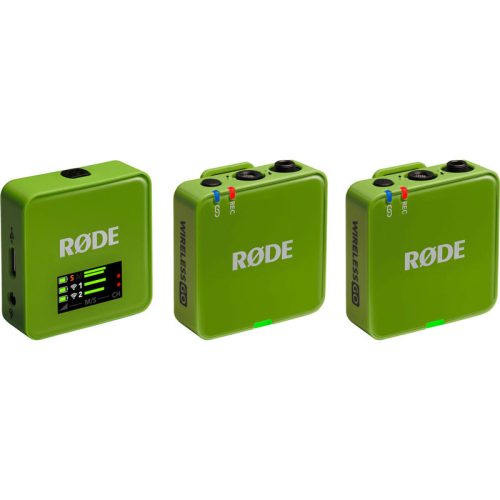 Rode Wireless GO GEN3 2-Person Compact Digital Wireless Microphone System/Recorder, green