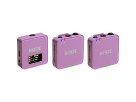   Rode Wireless GO GEN3 2-Person Compact Digital Wireless Microphone System/Recorder, lilac