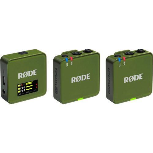 Rode Wireless GO GEN3 2-Person Compact Digital Wireless Microphone System/Recorder, moss