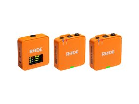   Rode Wireless GO GEN3 2-Person Compact Digital Wireless Microphone System/Recorder, orange