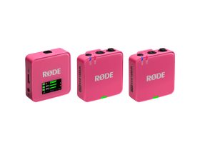   Rode Wireless GO GEN3 2-Person Compact Digital Wireless Microphone System/Recorder, pink