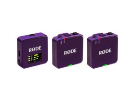   Rode Wireless GO GEN3 2-Person Compact Digital Wireless Microphone System/Recorder, purple