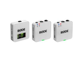   Rode Wireless GO GEN3 2-Person Compact Digital Wireless Microphone System/Recorder, white