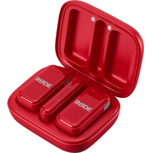 Rode Wireless Micro-C 2-Person Ultracompact Wireless Microphone System (USB-C), red