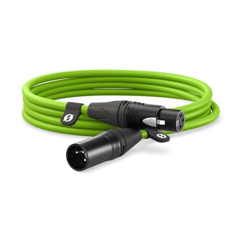 Rode 3 m XLR mikrofon kábel (zöld)