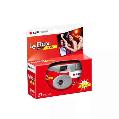 Agfa LeBox Flash vakus egyszer használatos fényképezőgép