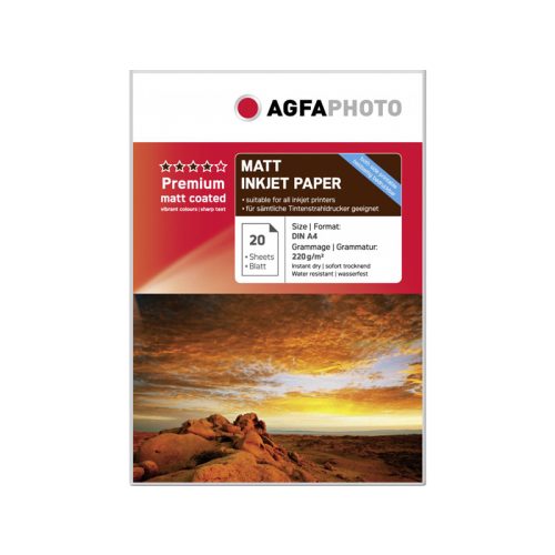 AGFAPHOTO Premium Matt A4 20lap 220g kétoldalas fotópapír