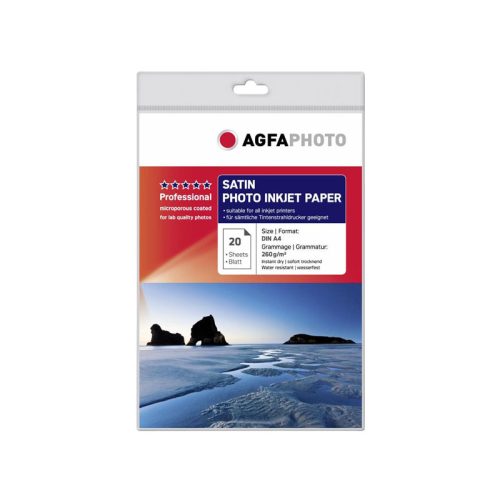 AgfaPhoto Professional Satin Fotópapír A4 20lap 260g