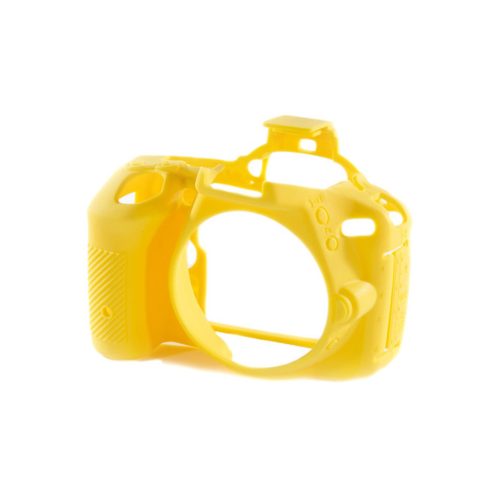 EasyCover Cameracase szilikon burkolat Nikon D5500 vázhoz, sárga