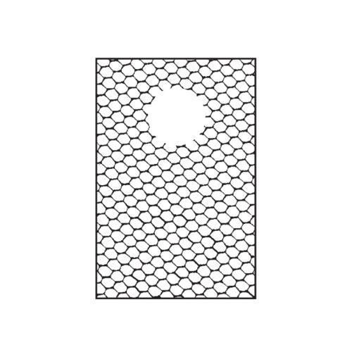 LEE Filters 100mm Black Net 2 with Hole lapszűrő