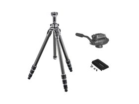   Gitzo Mountaineer 1 Tripod + Gitzo G2180 Fluid Head + 501PL Quick Release Plate Kit