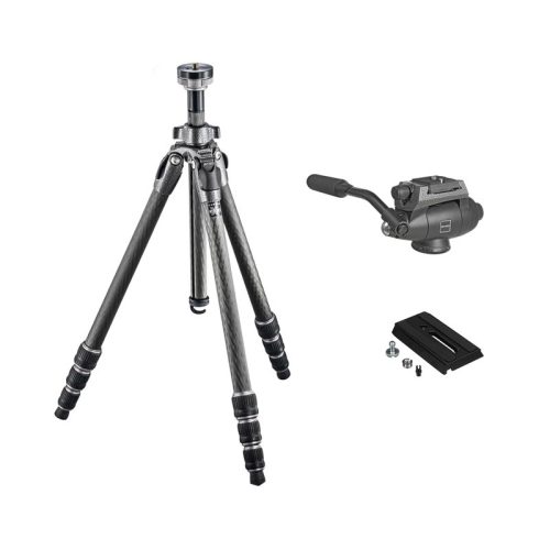 Gitzo Mountaineer 1 Tripod + Gitzo G2180 Fluid Head + 501PL Quick Release Plate Kit