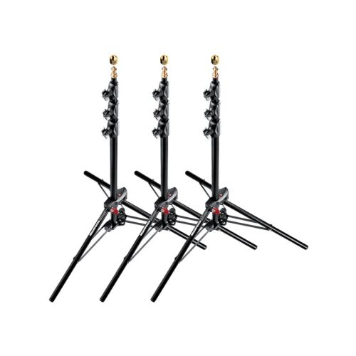 Manfrotto 3-Pack Fekete Aluminium Mini Compact Állvány