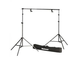   Manfrotto háttértartó szett állványok + tartórúd + táska + kampók
