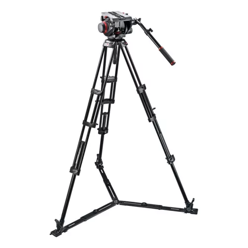 Manfrotto Pro Ground-Twin Kit 100 professzionális videóállvány szett