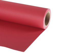   Manfrotto (Lastolite) LP9008 2,75x11m papír háttér, Red - piros