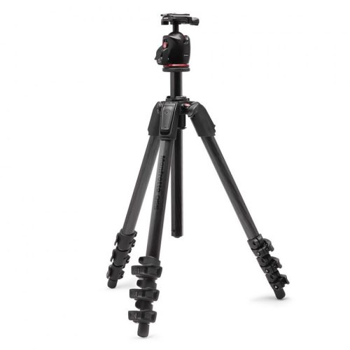 Manfrotto 055 kit karbon 4 szekciós állvány + gömbfej Arca Swiss
