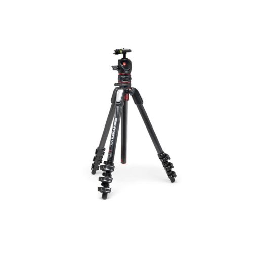 Manfrotto 055 55 kit karbon 4 szekciós állvány + gömbfej + MOVE