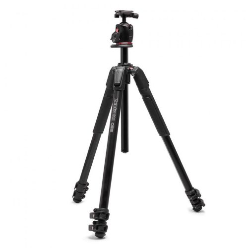 Manfrotto 055 kit aluminium 3 section tripod + ball head Arca Swiss