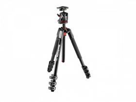   Manfrotto MK190XPRO4-BHQ2 190 Alu 4 Sec Tripod with XPRO Ball Head állvány magnézium gömbfejjel