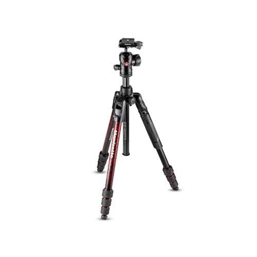 Manfrotto MKBFRTA4RD-BH Befree advanced utazó állvány gömbfejjel piros