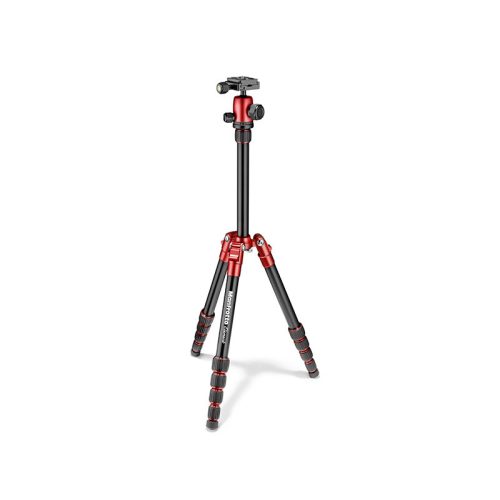 Manfrotto MKELES5RD-BH Element Traveller Kis állvány gömbfejjel piros