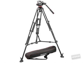   Manfrotto MVH502A,546BK-1 professzionális video állvány FLUID-os fejjel