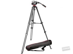 Manfrotto MVK502AM-1 video állvány + FLUID-os fej